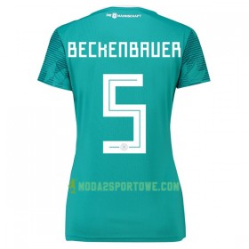 Koszulka Niemcy Beckenbauer 5 Damska Mistrzostwa Świata 2018 Wyjazdowe Stroje Piłkarskie